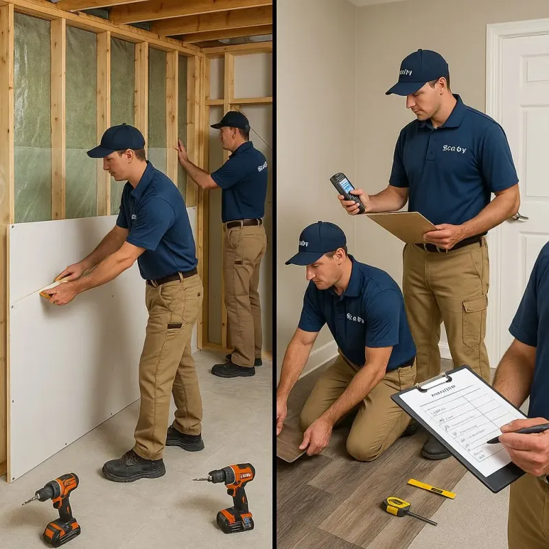 Repairs and Reconstruction process in Pottawatomie County, KS